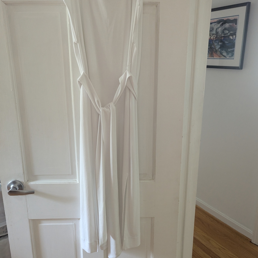 Vince White Midi Dress